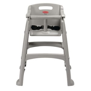 Silla alta apilable platino - Rubbermaid - Fourniresto