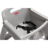 Silla alta apilable platino - Rubbermaid - Fourniresto