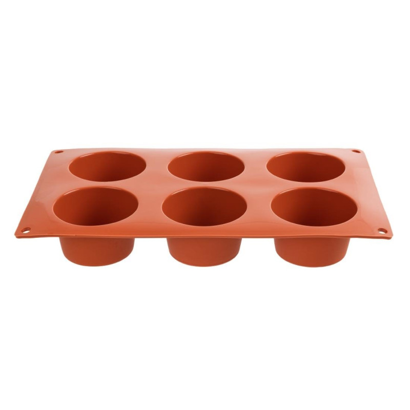Molde 6 Muffins en Silicona Formaflex - Pavoni Molde 6 Muffins en Silicona Formaflex - Pavoni