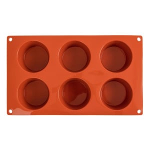 Molde 6 Muffins en Silicona Formaflex - Pavoni