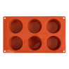 Molde 6 Muffins en Silicona Formaflex - Pavoni