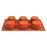 Molde 6 Muffins en Silicona Formaflex - Pavoni