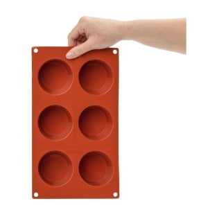 Molde 6 Muffins en Silicona Formaflex - Pavoni