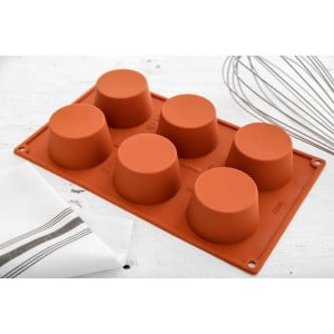 Molde 6 Muffins en Silicona Formaflex - Pavoni