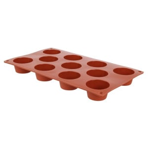 Molde 11 mini-muffins de silicona Formaflex - Pavoni - Fourniresto