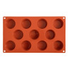Molde 11 mini-muffins de silicona Formaflex - Pavoni - Fourniresto