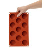 Molde 11 mini-muffins de silicona Formaflex - Pavoni - Fourniresto