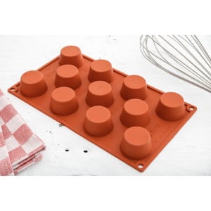 Molde 11 mini-muffins de silicona Formaflex - Pavoni - Fourniresto