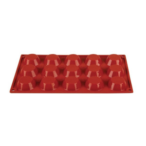 Molde 15 Tartaletas en Silicona Formaflex- Pavoni