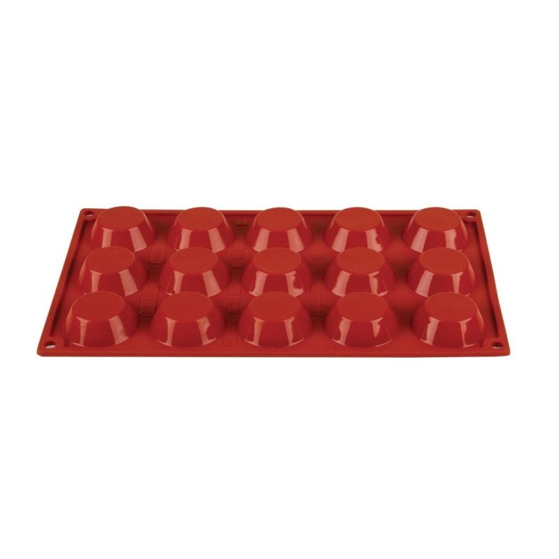 Mold 15 Tartlets in Silicone Formaflex- Pavoni Mold 15 Tartlets in Silicone Formaflex- Pavoni