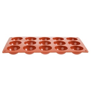 Molde 15 Medias Esferas en Silicona Formaflex - Pavoni