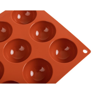 Molde 15 Medias Esferas en Silicona Formaflex - Pavoni