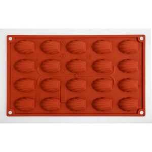 Molde 20 Mini-Madeleines de Silicona Formaflex - GN 1/3 - Pavoni