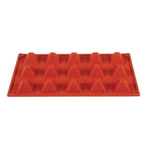 Molde 15 Pirámides en Silicona Formaflex - Pavoni