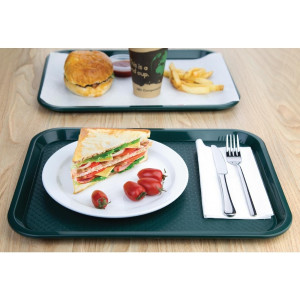 Bandeja autoservicio 415X305mm verde - Olympia KRISTALLON - Fourniresto