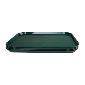 Bandeja de autoservicio verde 450 x 350 mm - Olympia KRISTALLON - Fourniresto