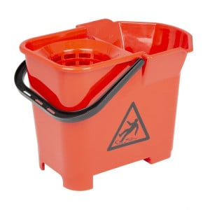 Cubo escurridor rojo 14L - Jantex - Fourniresto