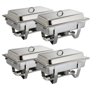 - Lot De 4 Chafing Dish Milan Gn 1/1  - Olympia