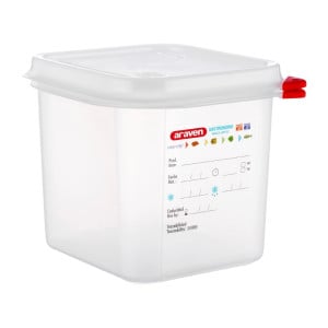 Caja de alimentos GN 1/6 2,6L - Araven - Fourniresto