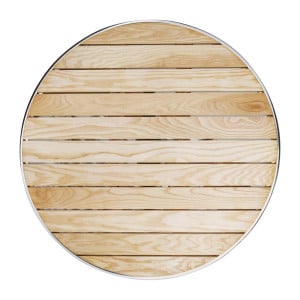 Round Ash Table - 800 mm - Bolero - Fourniresto