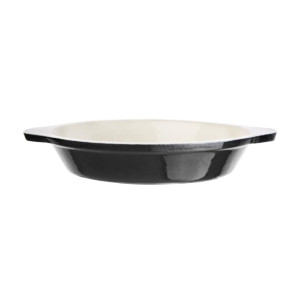 Plat À Gratin Rond Noir - 400ml - Vogue