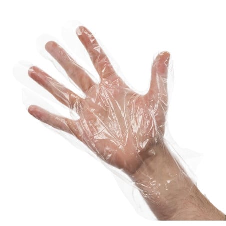 Transparent Disposable Gloves - Pack of 100 - FourniResto