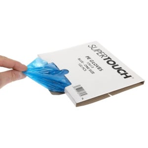 Disposable Blue Gloves - Pack of 100 - FourniResto