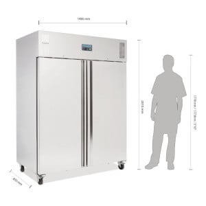 Armario Refrigerado 2 Puertas 1300L - Positivo - Polar