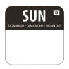 Etiquetas Solubles para Alimentos "Domingo" - Caja de 1000 - Vogue