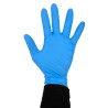 Guantes de Nitrilo sin Polvo Azules - Talla L - Lote de 100 - FourniResto