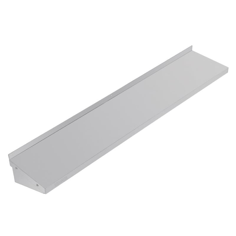 Estantería de pared de acero inoxidable - L 1500 mm - Vogue