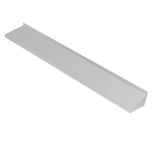 Estantería de pared de acero inoxidable - L 1800mm - Vogue