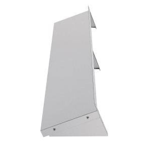 Estantería de pared de acero inoxidable - L 1800mm - Vogue