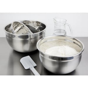 Stainless Steel Bowl with Silicone Bottom - 8 L - Vogue