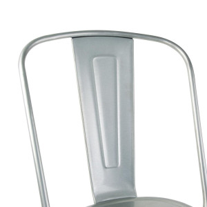 Steel Bistro Chairs - Set of 4 - Bolero