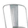 Steel Bistro Chairs - Set of 4 - Bolero