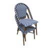 Parisian Style Blue Rattan Chair - Set of 2 - Bolero