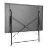 Mesa de terraza plegable negra - 1100 x 700 mm - Bolero