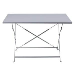 Mesa de terraza plegable gris - 1100 x 700 mm - Bolero