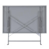 Mesa de terraza plegable gris - 1100 x 700 mm - Bolero