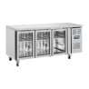 Mesa Refrigerada Positiva de 3 Puertas de Cristal - 358 L - Polar