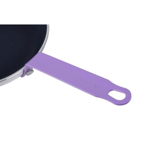 Poêle Aluminium Antiadhésive Ø 240mm, Manche Violet Hygiplas - Revêtement Teflon Platinum Plus