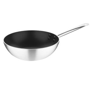 Wok de Aluminio Antiadherente para Inducción Vogue - Ø 300 mm, Teflón Platinum Plus