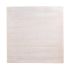Tablero de Mesa Cuadrado Preperforado Vintage Blanco 700 mm Bolero - Madera de mimbre de alta calidad