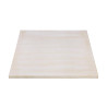 Tablero de Mesa Cuadrado Preperforado Vintage Blanco 700 mm Bolero - Madera de mimbre de alta calidad