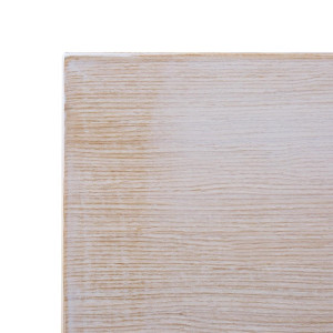Tablero de Mesa Cuadrado Preperforado Vintage Blanco 700 mm Bolero - Madera de mimbre de alta calidad