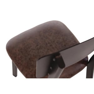 Sillas de metal asiento vintage - Lote de 4 Bolero