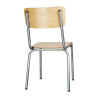 Silla de Madera Galvanizada - Lote de 4 Bolero