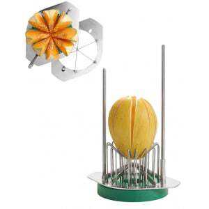 Cortador de melón de acero inoxidable profesional francés - 6 secciones