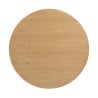 Plateau de Table Rond Frêne Naturel 600 mm - Qualité Bolero